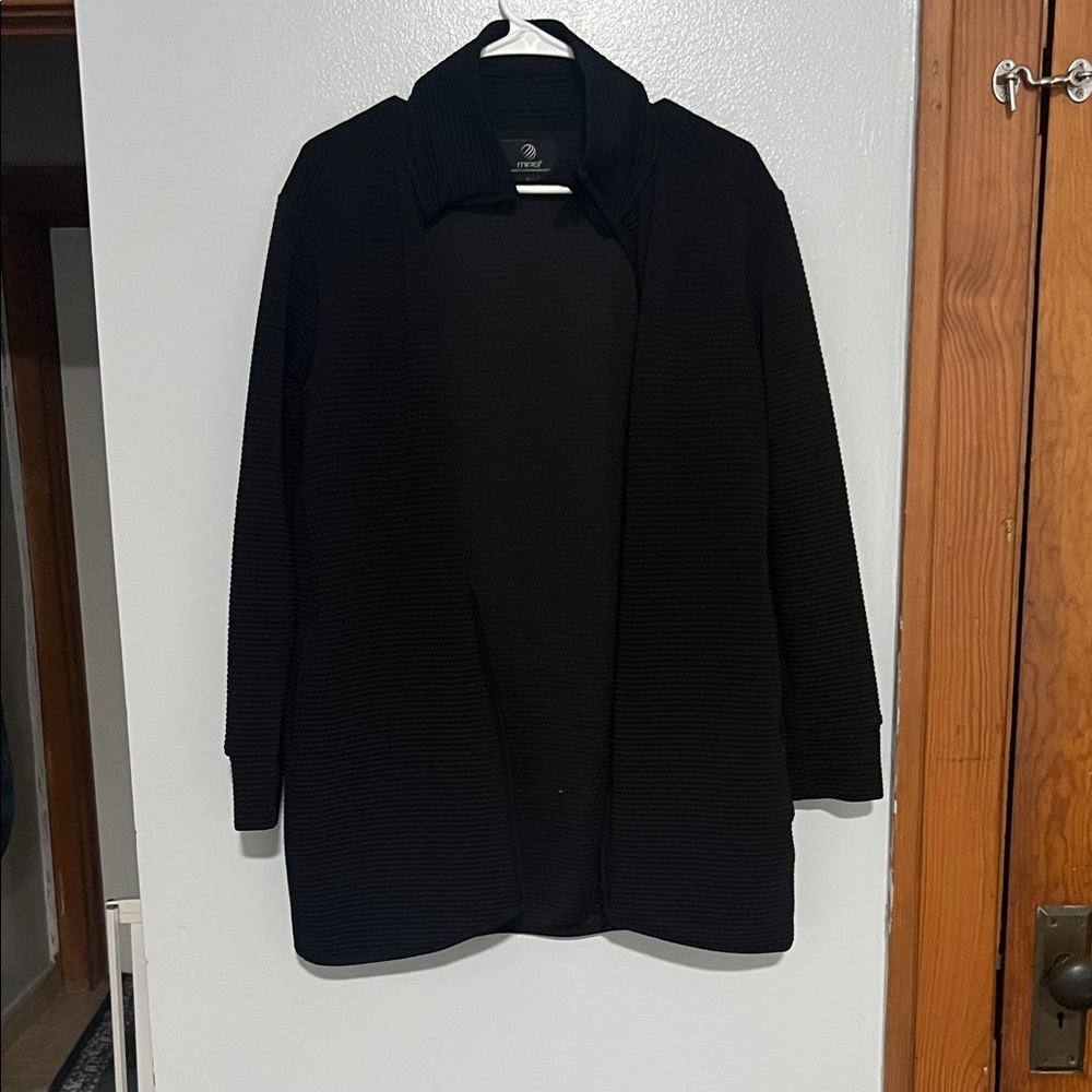 MPG Women's Black Ribbed Sports Jacket